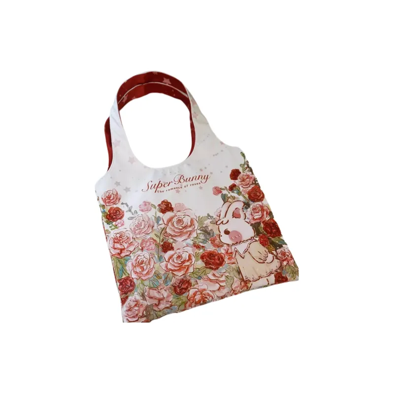 AOSONG Suede Technical Fabric One Shoulder Handbags Unisex Rose Manor-2