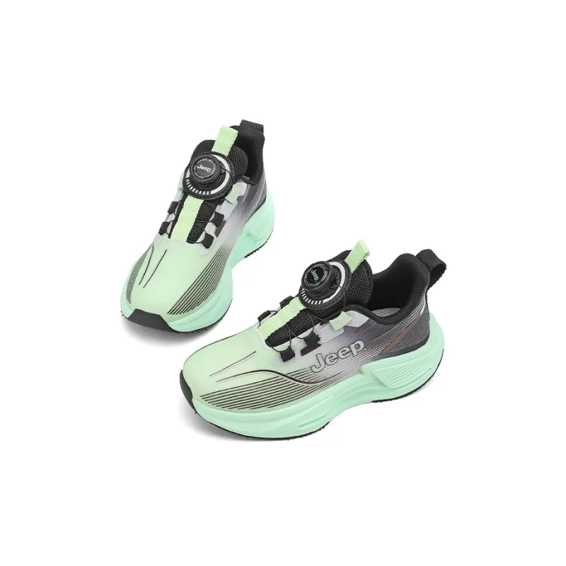 Jeep Wear-Resistant Breathable Slip-Resistant Cushioning Kids' Running Shoes Mint Green Kids'-4