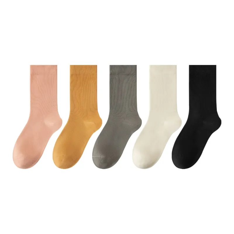 MADALLO Mid Calf Socks Women's 5 Pack-16