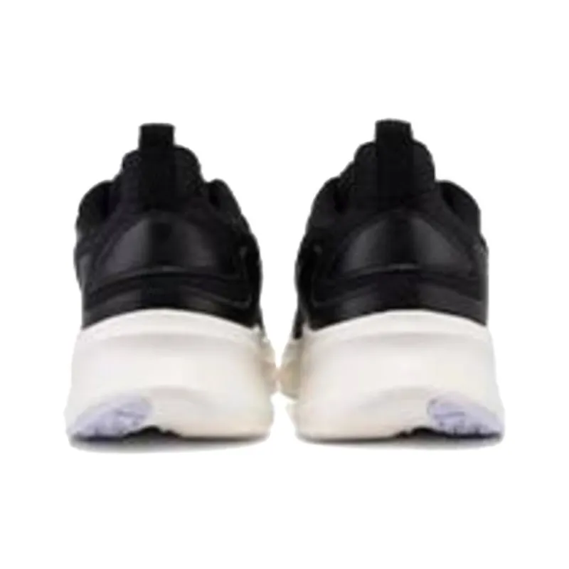 361° Durable Cushioning Low Top Running Shoes Women's Black White-3