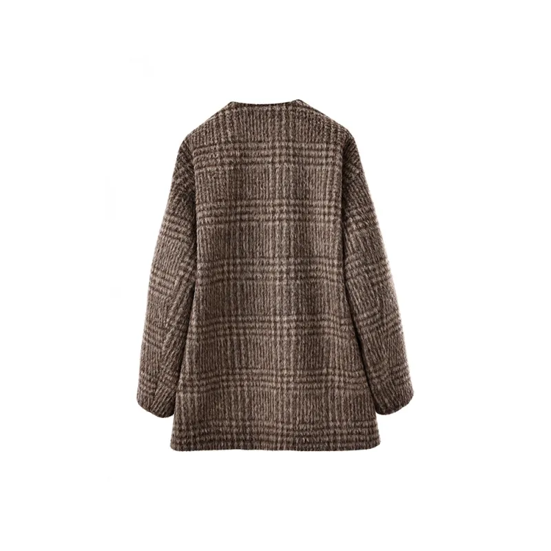 SINBOS Coats Women's Rich Umber-1
