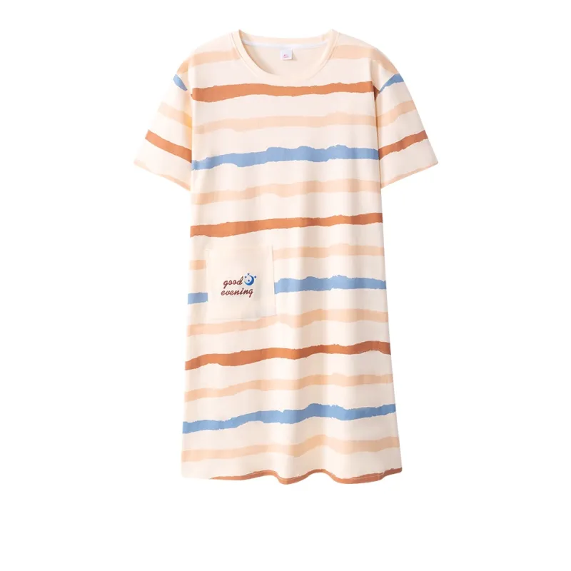 Huggy Kissy Nightgown Women's Apricot-0