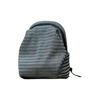 Wow Indo Fabric Small Backpack Regular Women's Moonstone Gray