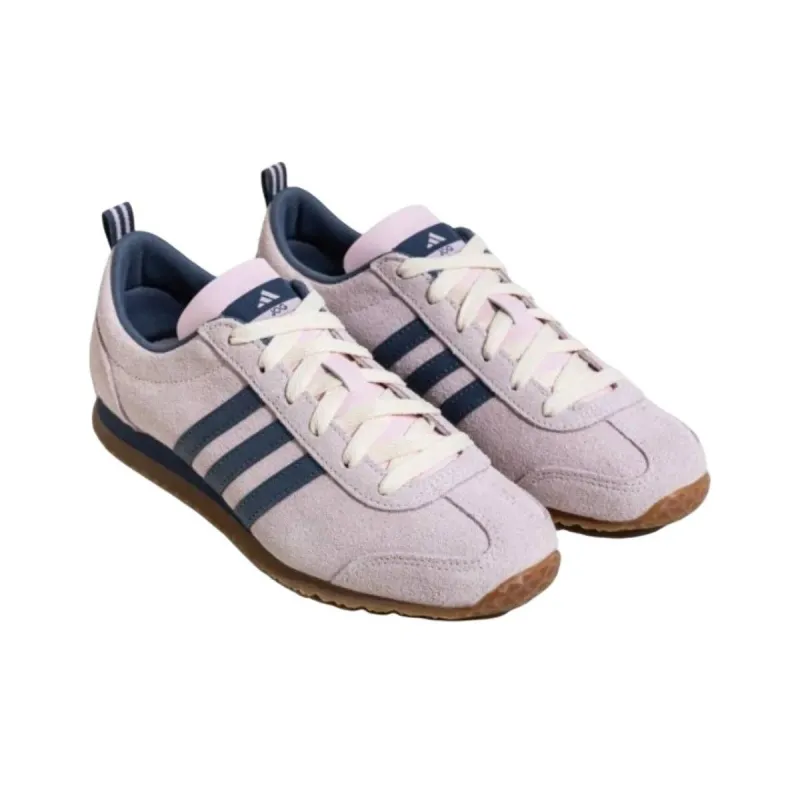 Adidas VS JOG 2.0 Anti Slip Wear Resistant Low Top Casual Shoes Unisex Pink Blue-1