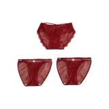 D Set-Hong Yun Ji Fu-Lace Hollow-Out+Pure Desire Thin Strap+Pure Desire Thin Strap