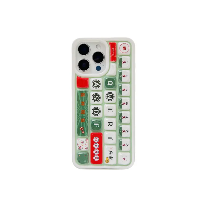 Wei Xin TPU Material Winning In Every Bet Keyboard Phone Cases Compatible With IPhone 16/15 Pro Max/Apple 13/14 Pro/Max-6