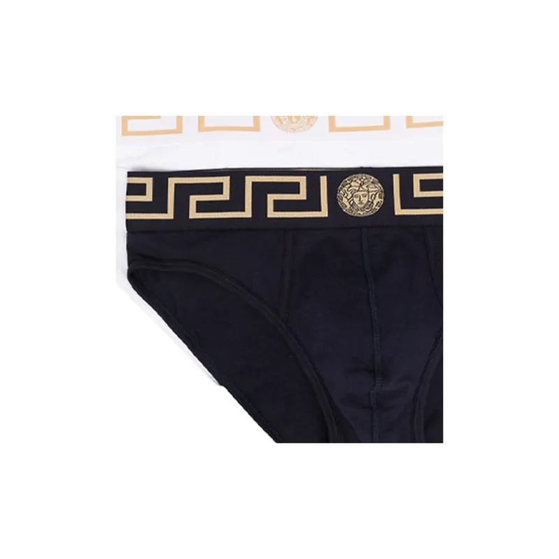 VERSACE Medusa Waistband 3 Pack Briefs-3