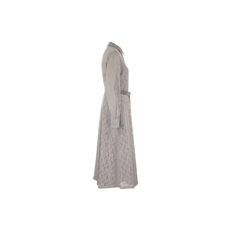 MaxMara Studio Canada Lace Shirt Dress-2