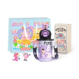 Black and Purple Graffiti Concert+Blue Graffiti Shopping Bag+Random Sticker