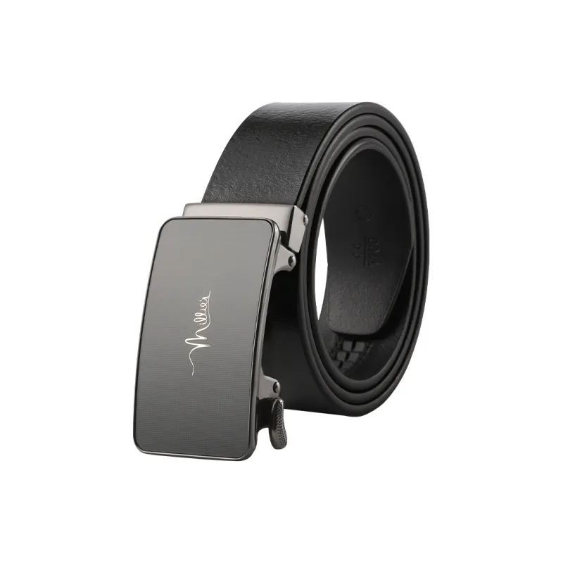 MILLIE'S Zinc Alloy Leather Belts Men's Width 3.5cm-0