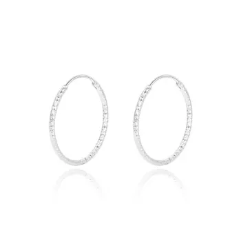 ZWU 999 Fine Silver Earrings Women's