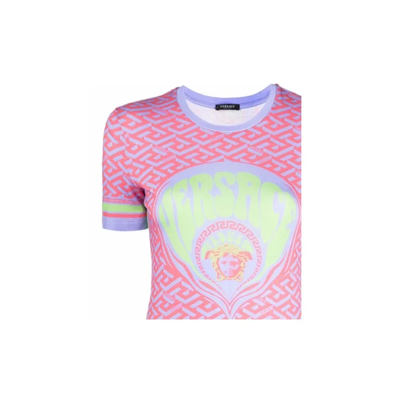 VERSACE VERSACE SS22 T-Shirt Women's Purple-2