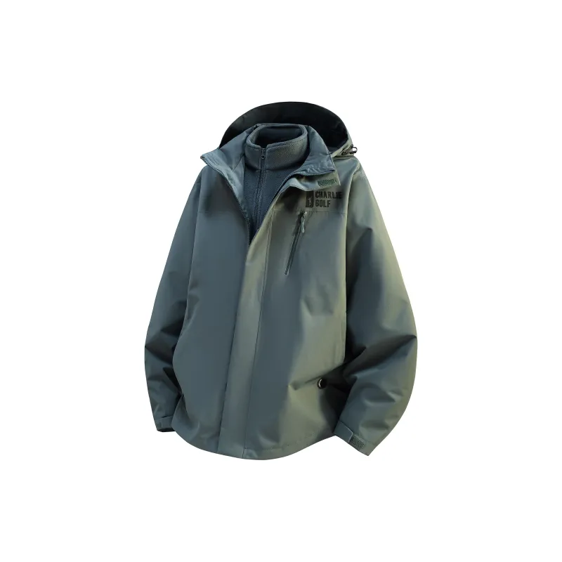 CHARLIE GOLF Water Resistant Windproof Breathable Warm Windbreaker Jacket Unisex-6