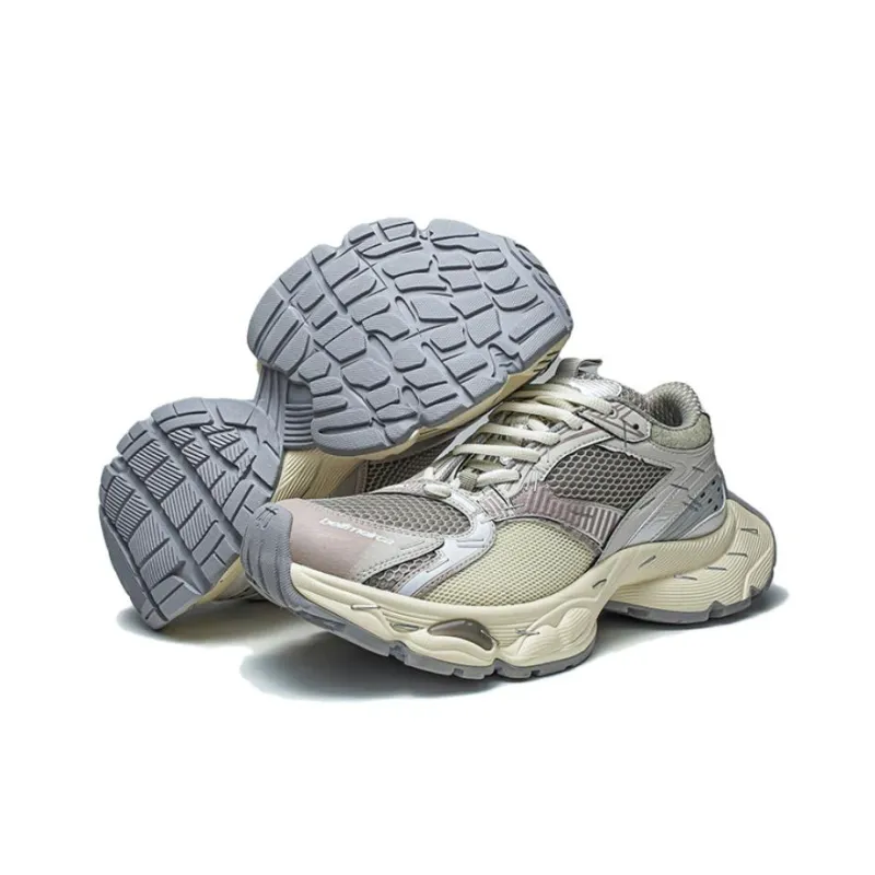 JIETEGONGYANG Slip Resistant Low Top Chunky Sneakers Unisex-10