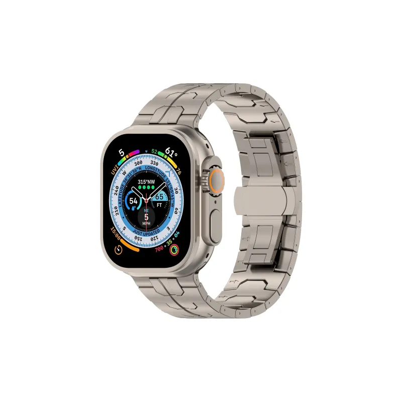 ZHENGGUANG Apple Compatibility Watch Band Titanium Material-3