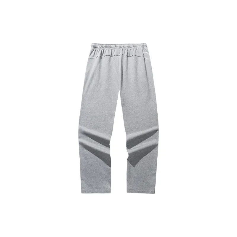Anta Life Collection Athletic Trousers Men's Gray Heather Gray-1
