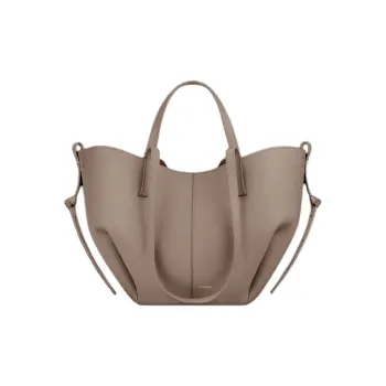 Polene Calfskin One Shoulder Handbags Women's Taupe
