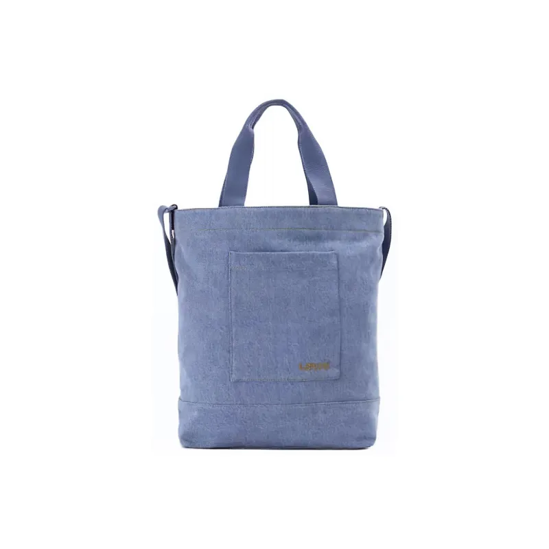 Levi's Cotton And Denim Tote Bag Shopping Bag Handbag Shoulder Bag Unisex Light Sky Blue-0