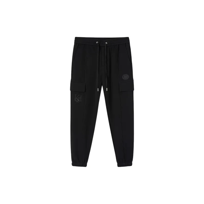 KARL LAGERFELD FW24 Knitted Sweatpants Men's Black-0