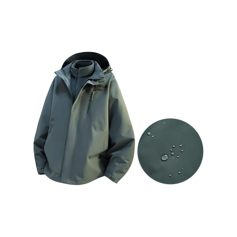 CHARLIE GOLF Water Resistant Windproof Breathable Warm Windbreaker Jacket Unisex-7