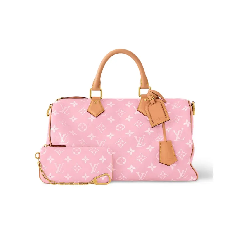 LOUIS VUITTON Speedy P9 Bandouliere 40 Candy Pink-1