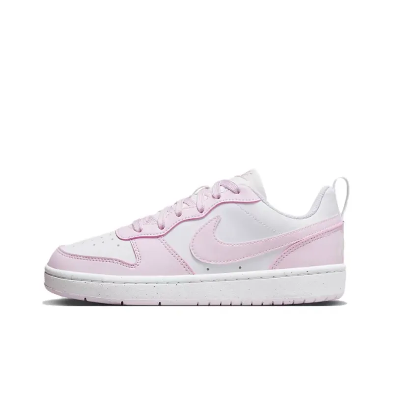 Nike Court Borough Low Dream Blue Sakura Anti-Slip Wear-Resistant Low-Top Kids' Skateboarding Shoes Pink Blue Teenagers-5