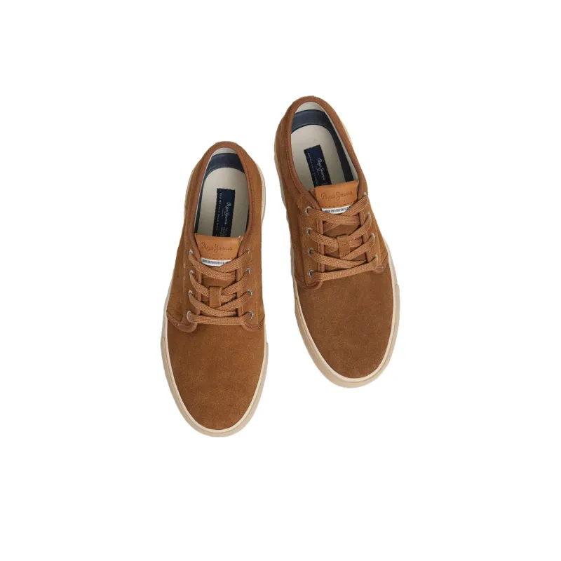 Pepe Jeans Abrasion Resistant Low Top Skateboard Shoes Men's Tan-2