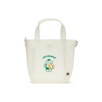 New Balance Polyurethane Shoulder Bag, Crossbody Bag, Handbag Regular Women's Ivory White