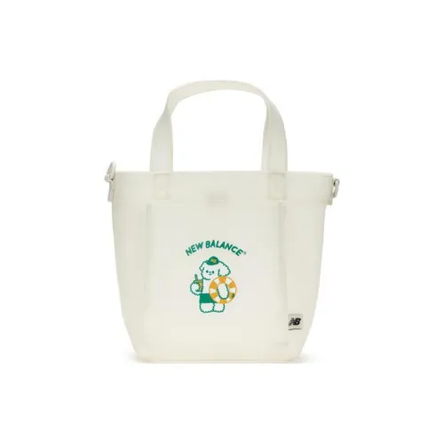 New Balance Polyurethane Shoulder Bag Crossbody Bag Handbag Regular Women's Ivory White