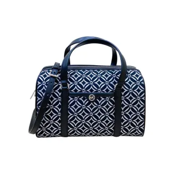 MICHAEL KORS Jet Set Jacquard Travel Bag Medium Size Unisex