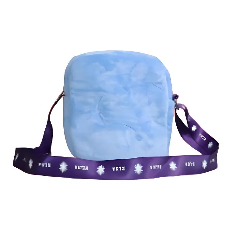 Disney Short Plush Square Crossbody Bag Regular Women's Purple-4