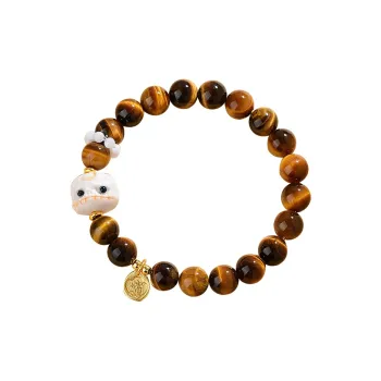 Wanshu Tiger's Eye Stone Bracelets Unisex