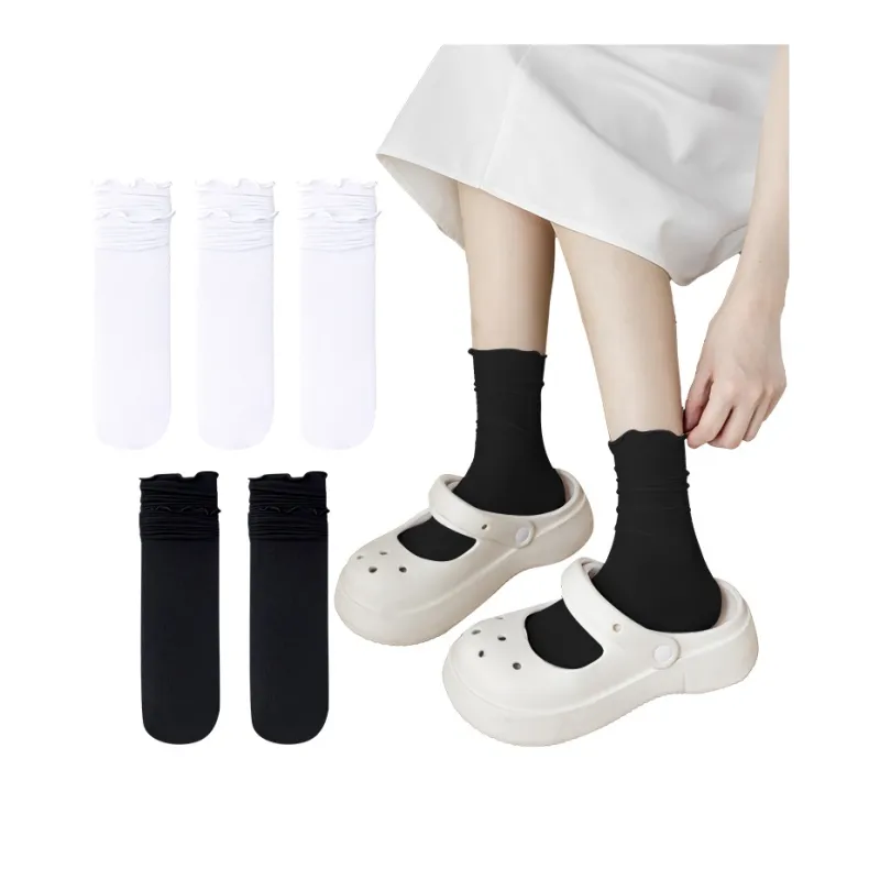 MIIOW Knee High Socks Women's 5 Pack-18