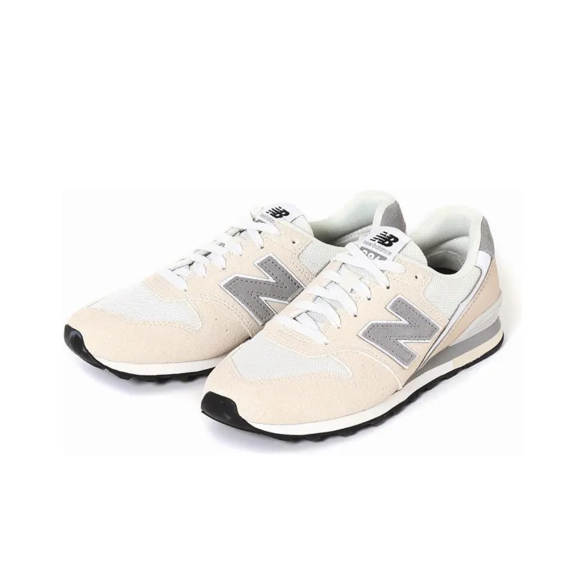 New Balance NB 996 Anti Slip Wear Resistant Low Top Casual Running Shoes Women's Beige-2
