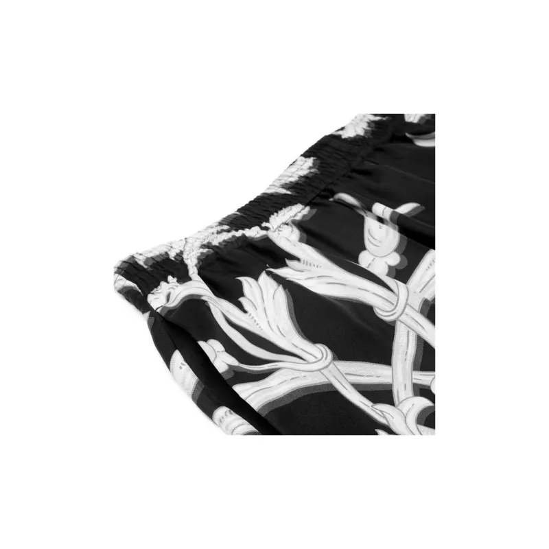 VERSACE Acanthus Leaves Barocco Printed Shorts-3