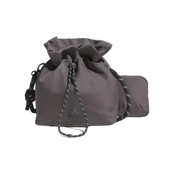 Adidas Polyester Bucket Bags Crossbody Bag Shoulder Bag Small Size Unisex Charcoal