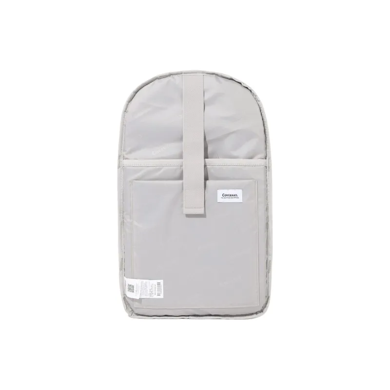 COVERNAT Nylon Backpack Unisex Light Gray-5