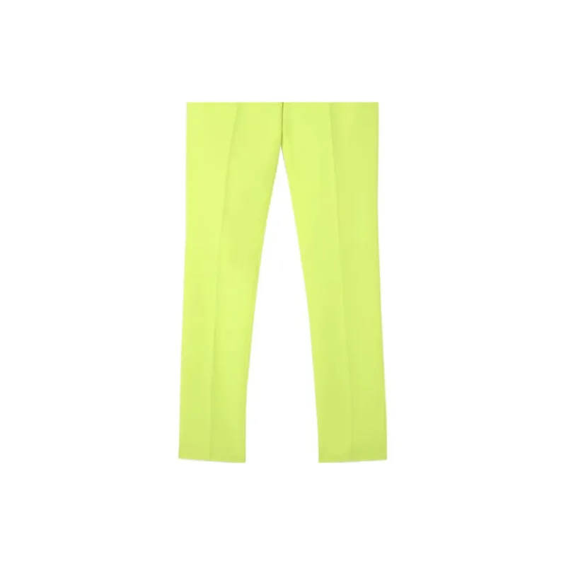 VERSACE Casual Pants Men Yellow Green-4