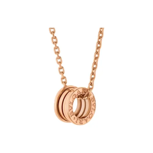 BVLGARI B.Zero1 Series 18K Rose Gold Necklaces Unisex