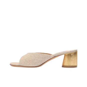 Casadei Slide Slippers 5cm Women's Gold