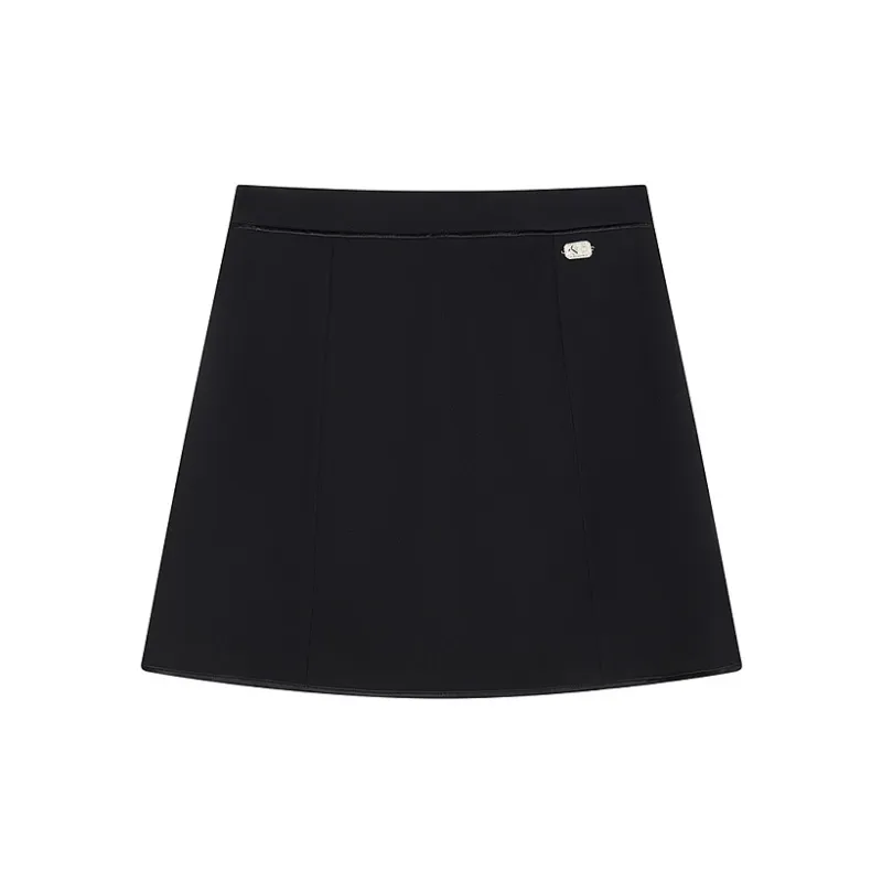 Teenie Weenie Casual Short Skirts Women's Black-1