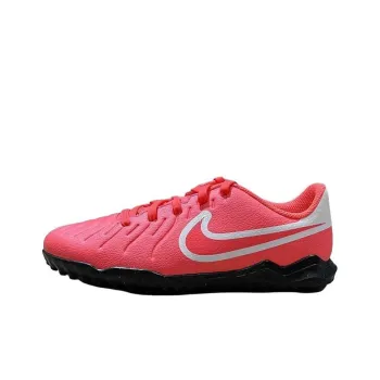 Nike Jr Legend 10 Anti Slip Wear Resistant Low Top Kids' Soccer Shoes Pink Teenagers