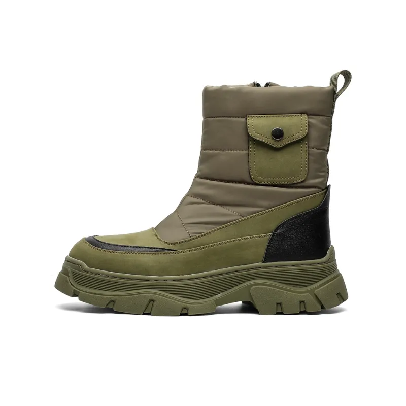 WEISHIBANGWEI Snow Boots Men-7