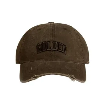 Golden Goose Logo Embroidered Denim Cap