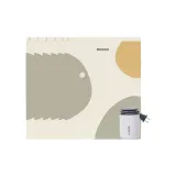 [6 Tubas]6-Piece Set[Cream Geometric Pattern]Includes Electric Pumps