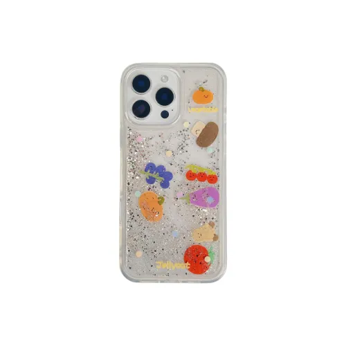 Wei Xin Acrylic Material Glitter Vegetable Slider Phone Cases Compatible With IPhone 16/15 Pro Max/Apple 13/14 Pro/Max