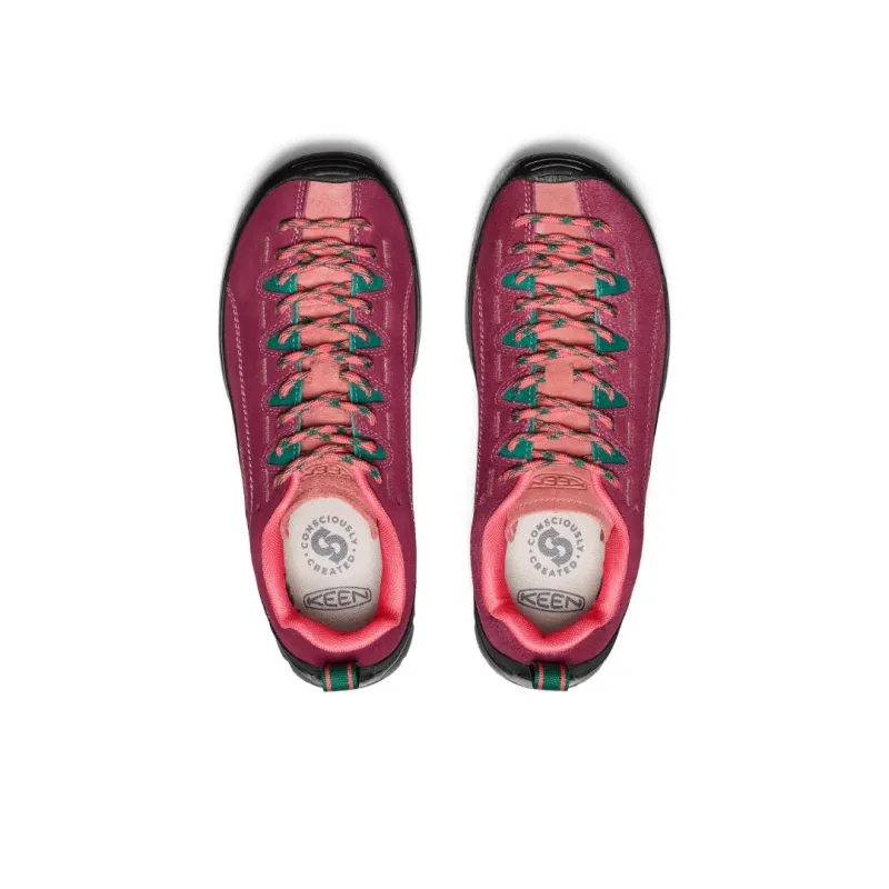 KEEN Jasper Anti Slip Wear Resistant Low Top Outdoor Shoes Women's Red Black-3