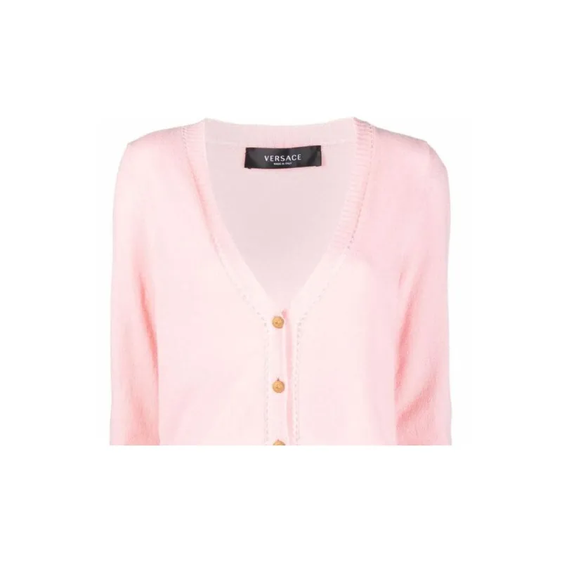VERSACE Cashmere Sweaters Women's Pink-3