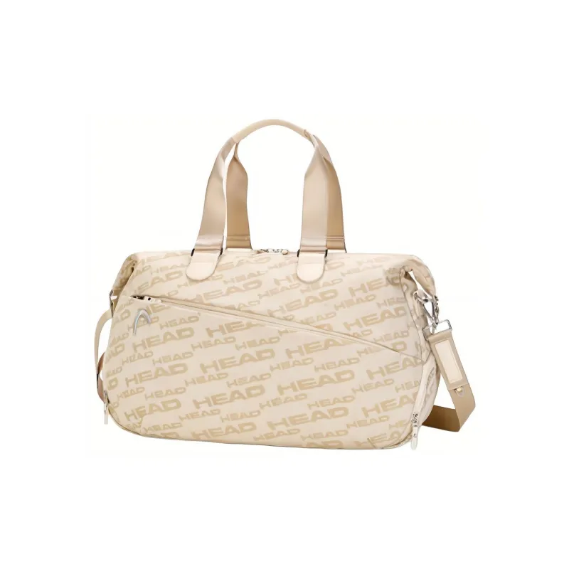 HEAD Fabric Shoulder Bag Crossbody Bag Handbag Large Size Unisex Ecru-1