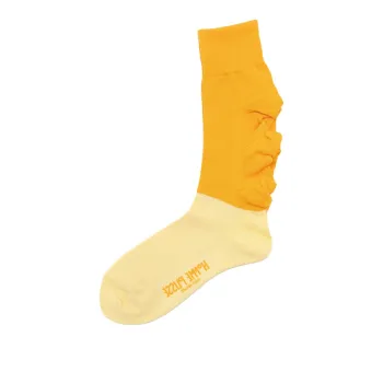 Homme Plissé Issey Miyake Knee-High Socks Unisex 1 Pack Yellow